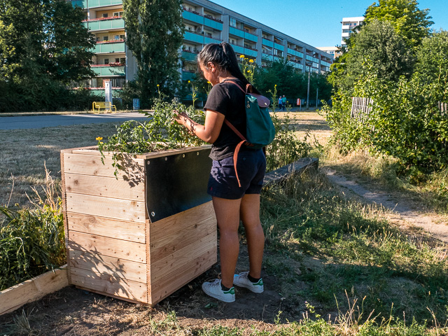 Full overview of educational planter